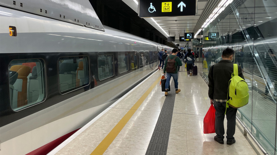 陝西明年1月5日將首開直達香港高鐵 全程10小時