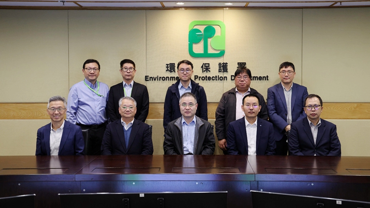 國家生態環境部代表團訪港 參觀水科學智能中心 考察維港兩岸