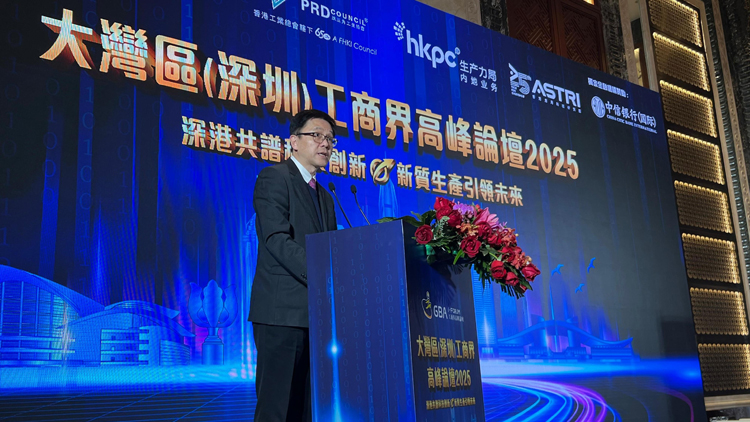 孫東：香港在推動粵港澳大灣區新質生產力發展扮演關鍵角色