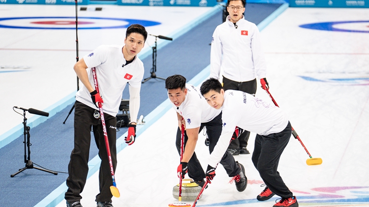 亞冬會男子冰壺資格賽港隊8:5擊敗哈薩克斯坦 晉4強創歷史