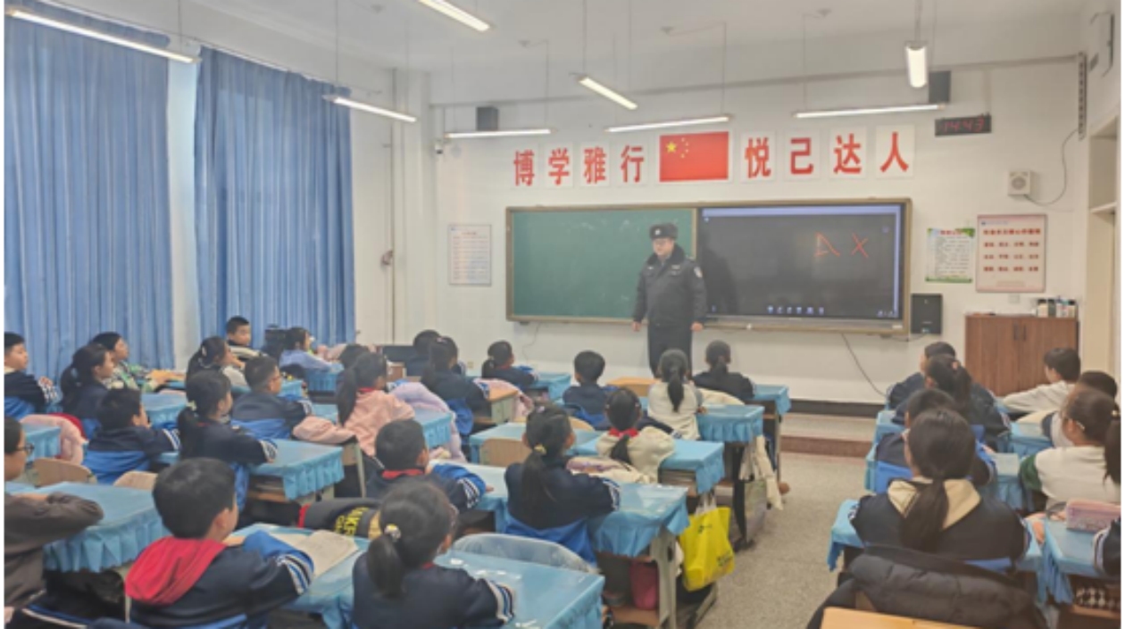 哈市松北分局：無死角、全覆蓋 進校園開展「開學第一課」系列宣講活動