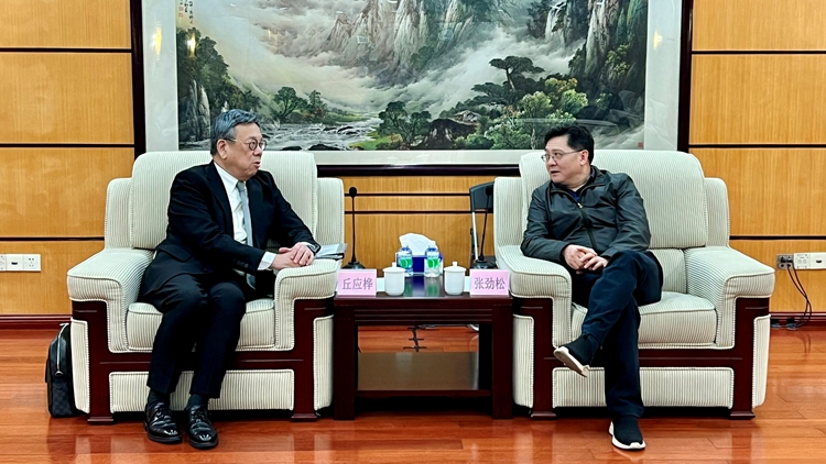 丘應樺訪穗晤粵商務廳廳長 就深化粵港經貿合作交換意見