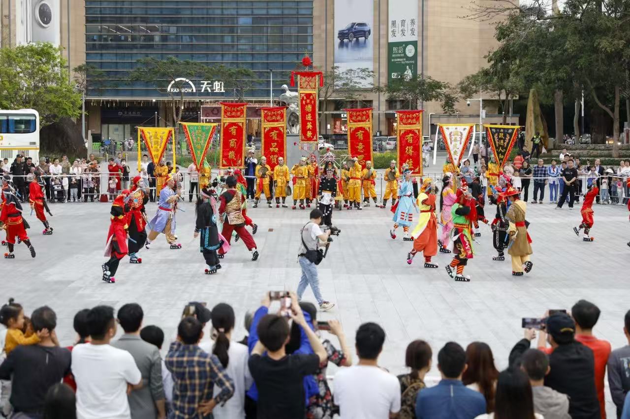深圳龍崗「橫」有趣 英歌舞邂逅橫崗文體新地標