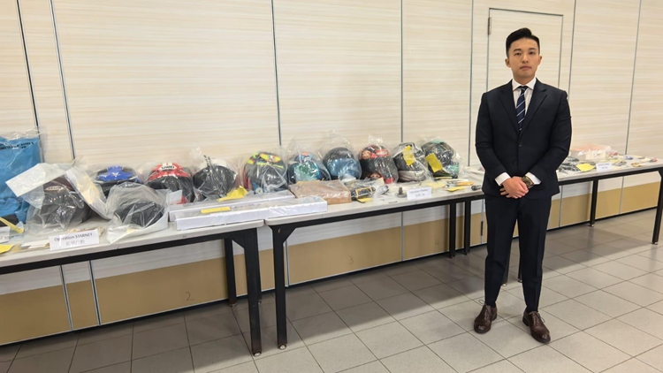 警方元朗搗破偷車集團 拘捕20人涉34案