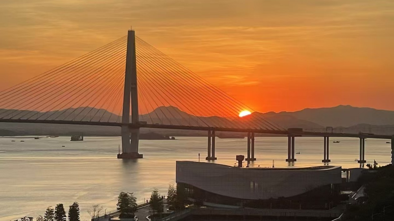 日落點亮城市 汕頭浪漫又治癒