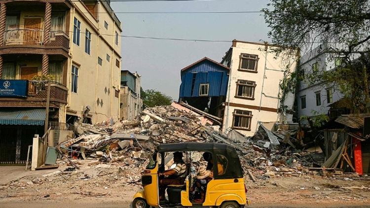 緬甸強震已致該國3085人死亡