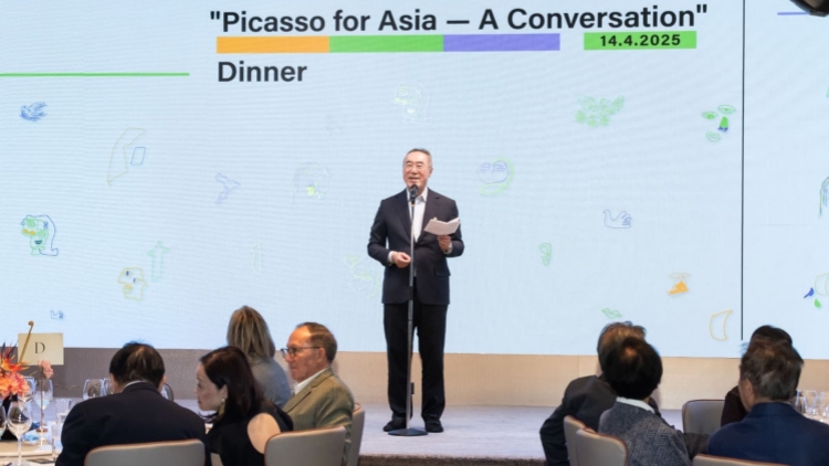 唐英年邀20位小孩與畢加索對話 深化香港國際交往合作