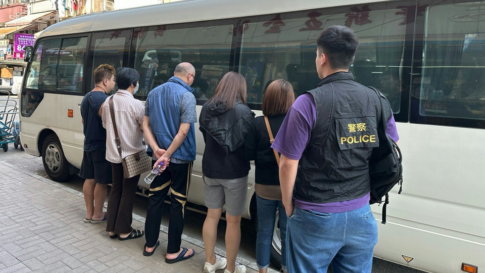 警方上水搗破非法麻雀賭檔 拘捕6人