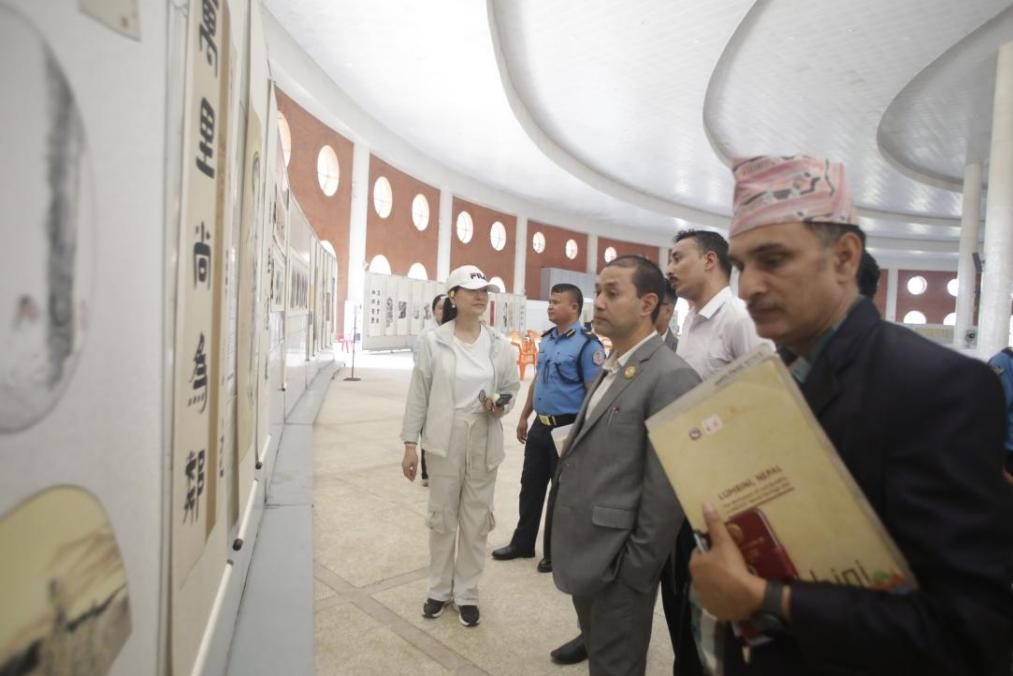 「中國書畫五洲行」走進尼泊爾 特別策劃「絲路佛緣書畫展」驚艷藍毗尼