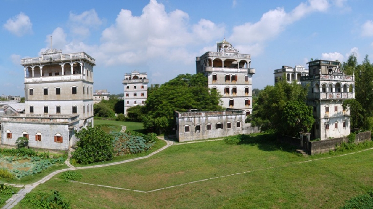 外交部發言人分享點讚江門開平碉樓與村落