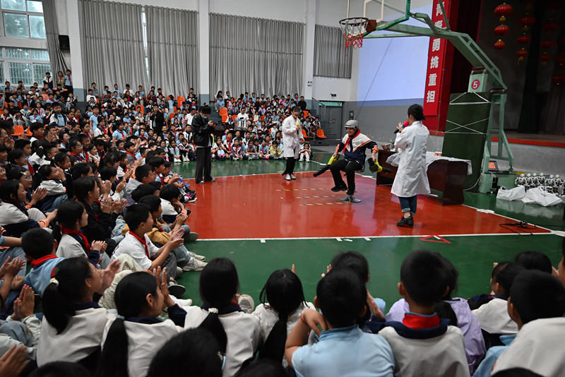 皖祁門縣：科普進校園   點燃科學夢
