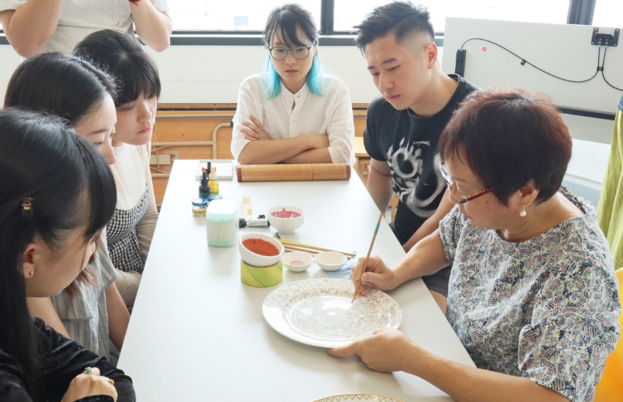 傳承非遺手工藝 5學員廣彩作品將於大館展出