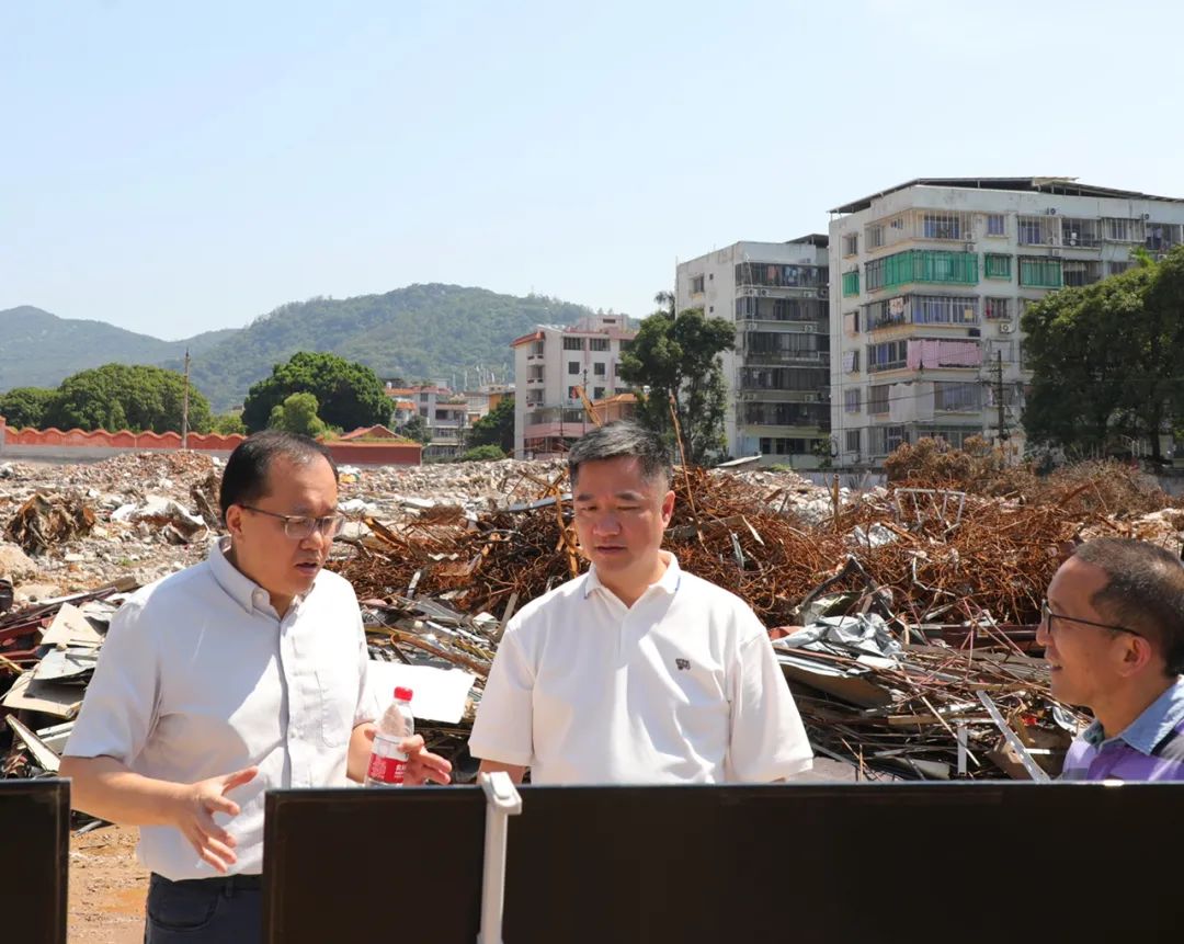 鯉城區政府主要領導走訪古城，調研重點項目