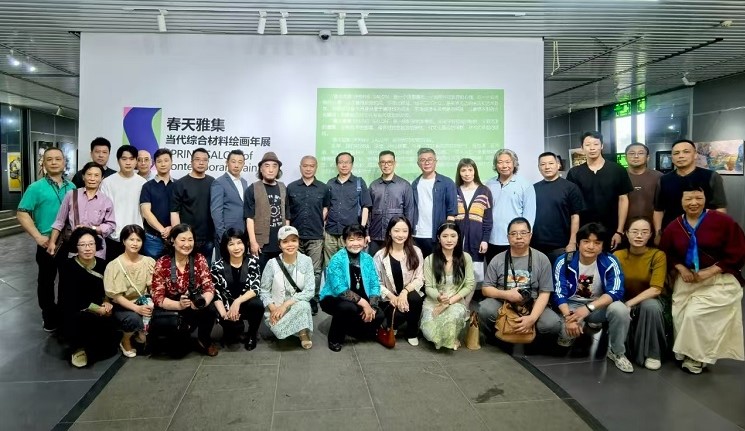 【文藝】深圳寶安本土藝術家15幅作品入選廣東省當代綜合材料繪畫年展