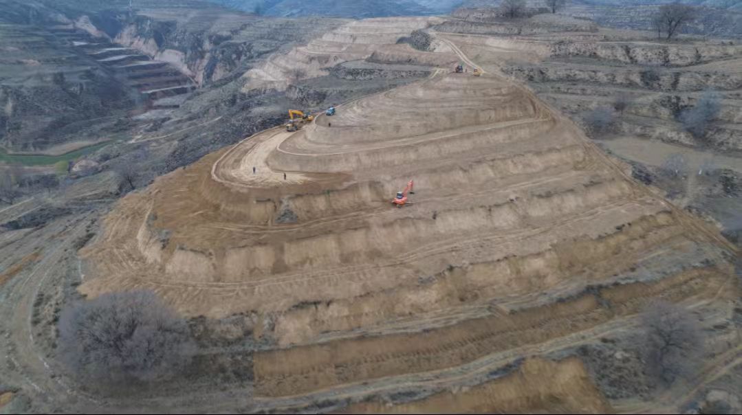 山西婁煩高標準農田建設勢大力沉