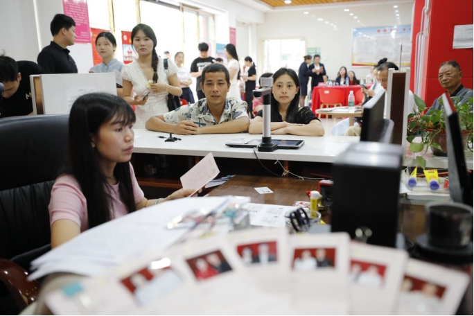 新規落地，「甜蜜520」衡陽市珠暉區婚姻登記迎高峰