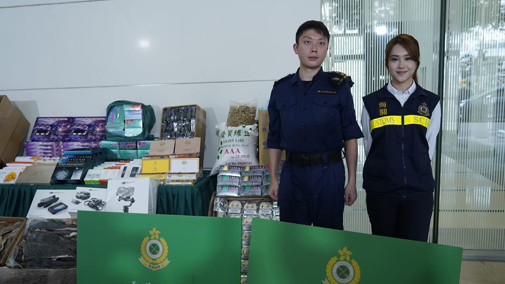 海關偵破海路走私案 檢2800萬元各類貨物