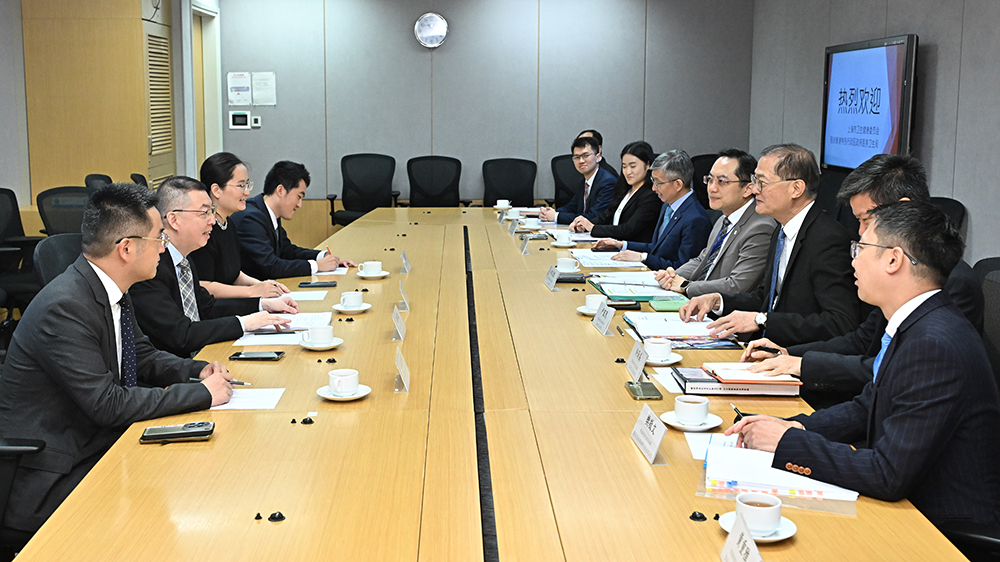 盧寵茂與內地代表團和世衛代表會面 深化香港「內聯外通」的獨特角色