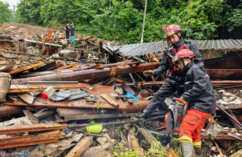 廣西龍勝山洪災害8名失聯人員全部遇難