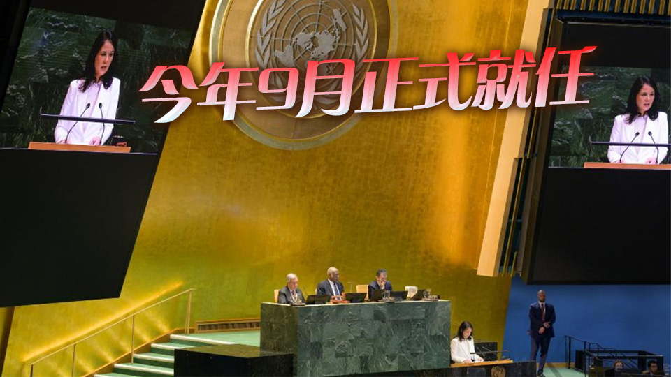 德國前外長貝爾伯克當選聯大主席