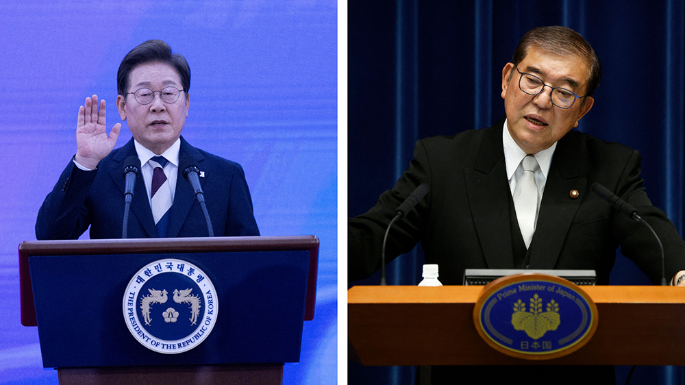 韓國總統李在明同日本首相石破茂通電話