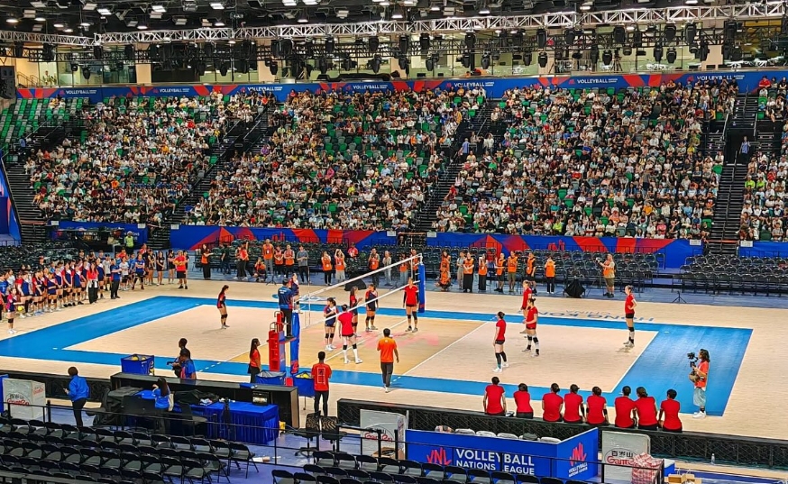 「中國女排全接觸」預熱活動啟德舉行 市民搶先看精湛球技