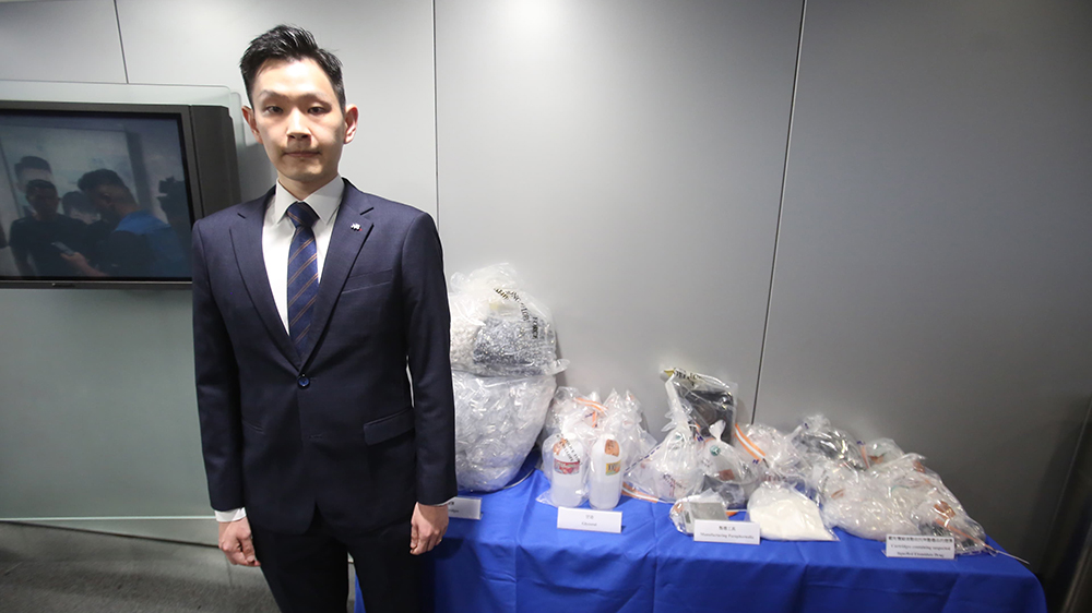警方搗破依托咪酯製毒工場 27歲欠債男受僱製毒