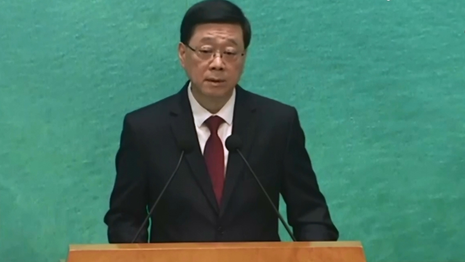 李家超：特區政府已提升以色列及伊朗旅遊警示至黑色