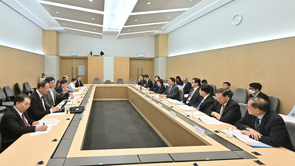 陳國基偕三局長與八所大學校長會面 交流推進教育科技和人才一體化融合發展