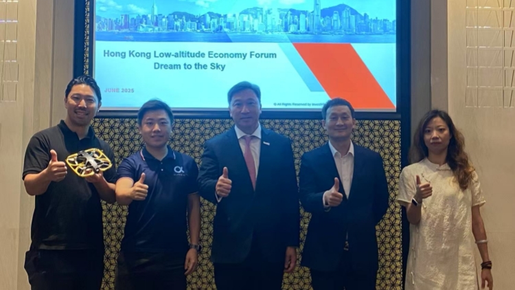 【低空經濟港商系列報道】投資推廣署：冀將來香港載人無人機可飛往大灣區城市