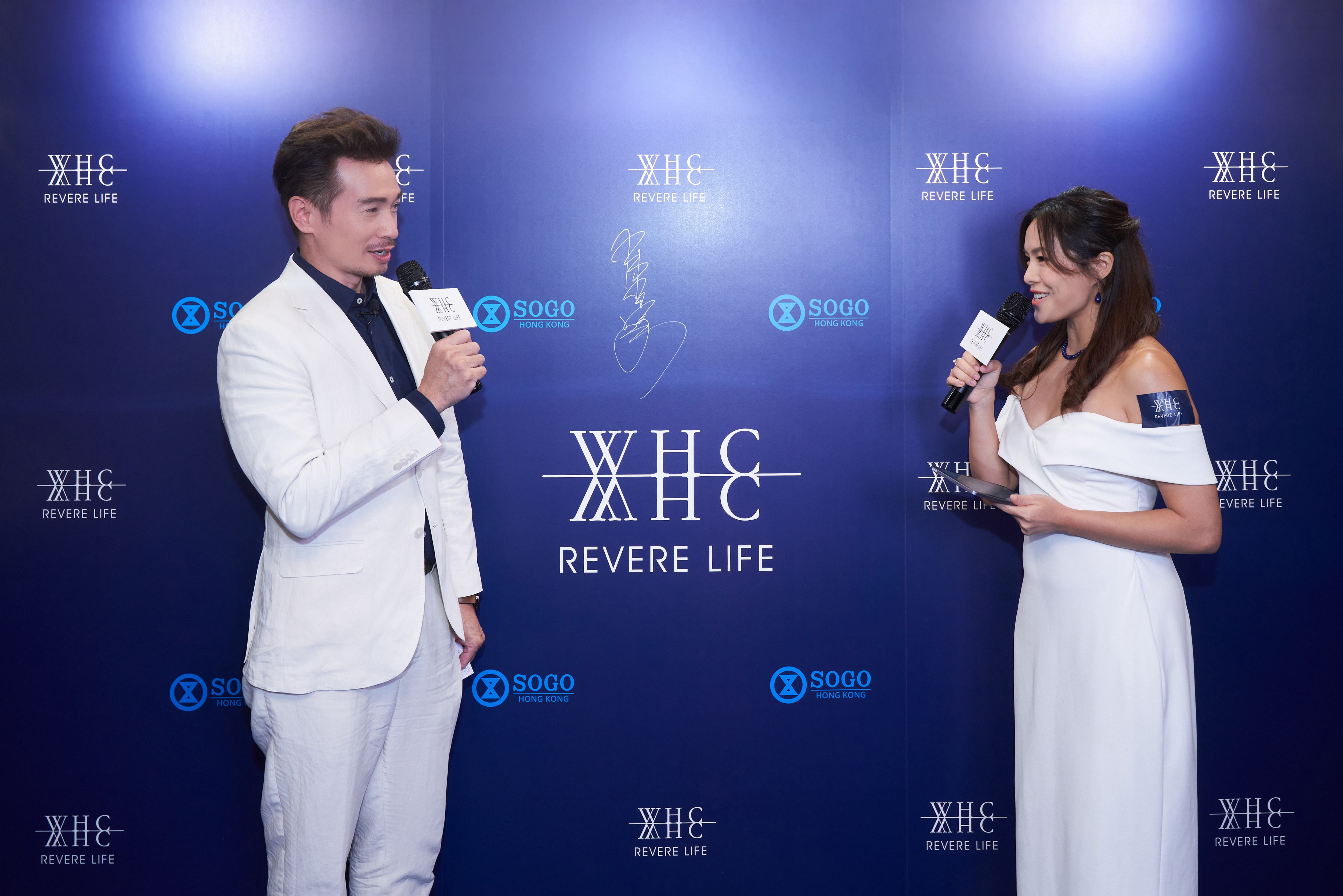 陳豪現身SOGO跨界做WHC魚油店長