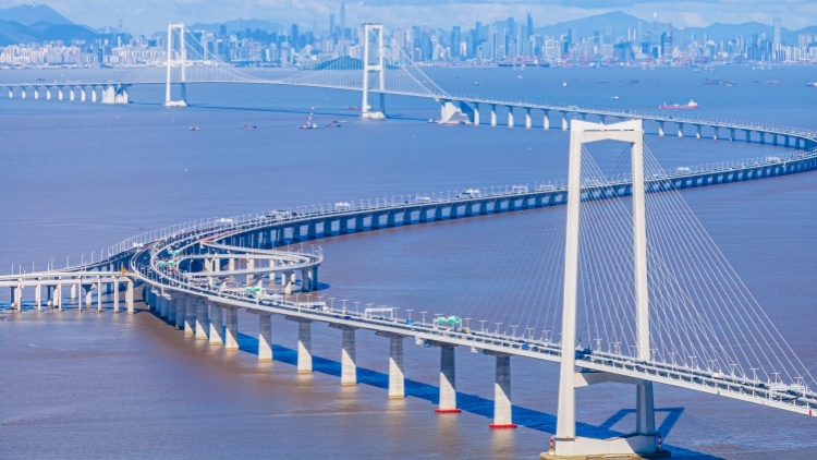 深中通道通車一周年 車流量超3155萬次