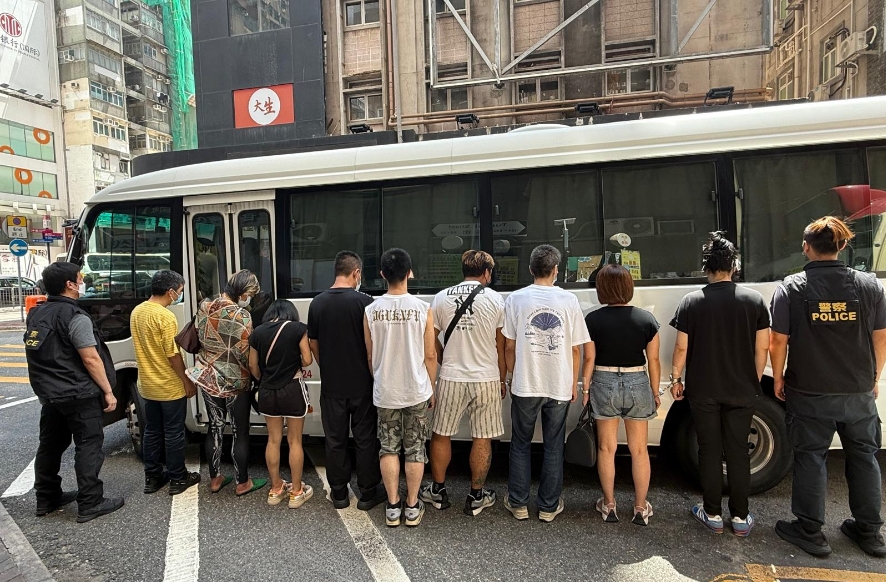 警方旺角搗破釣魚機賭場 拘捕10名男女