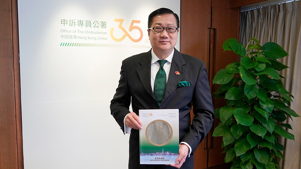 申訴專員陳積志向立會議員報告年度成果 調解個案創新高
