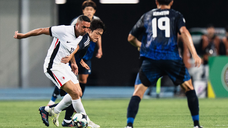 有片 | 安永佳破蛋輸1:6 港足東亞盃首度攻破日本大門