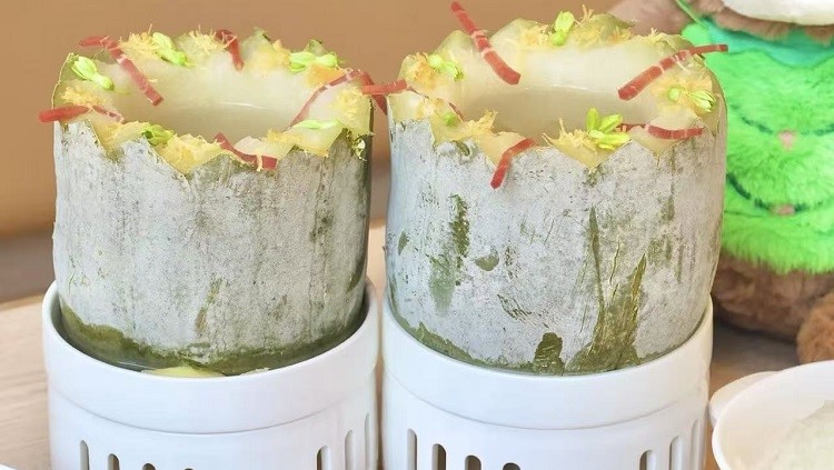 【美食】抱冬瓜睡覺降溫？不如吃冬瓜盅消暑