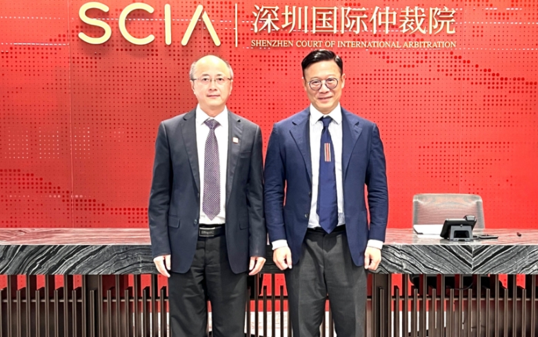 張國鈞晤深圳國際仲裁院院長 探討兩地體育爭議解決領域發展和協作