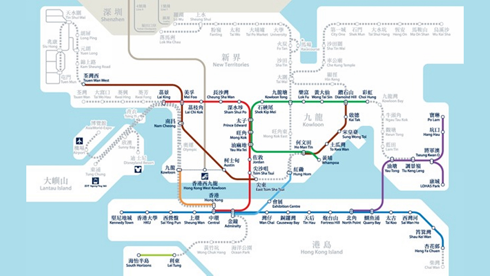有片丨港鐵9號風球下露天段暫停服務 班次調整列車15分鐘一班