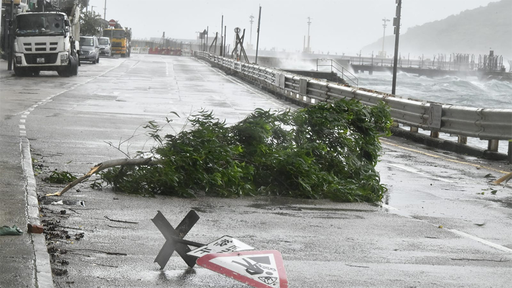 「韋帕」未來一兩小時最接近本港 10號風球維持至下午初時