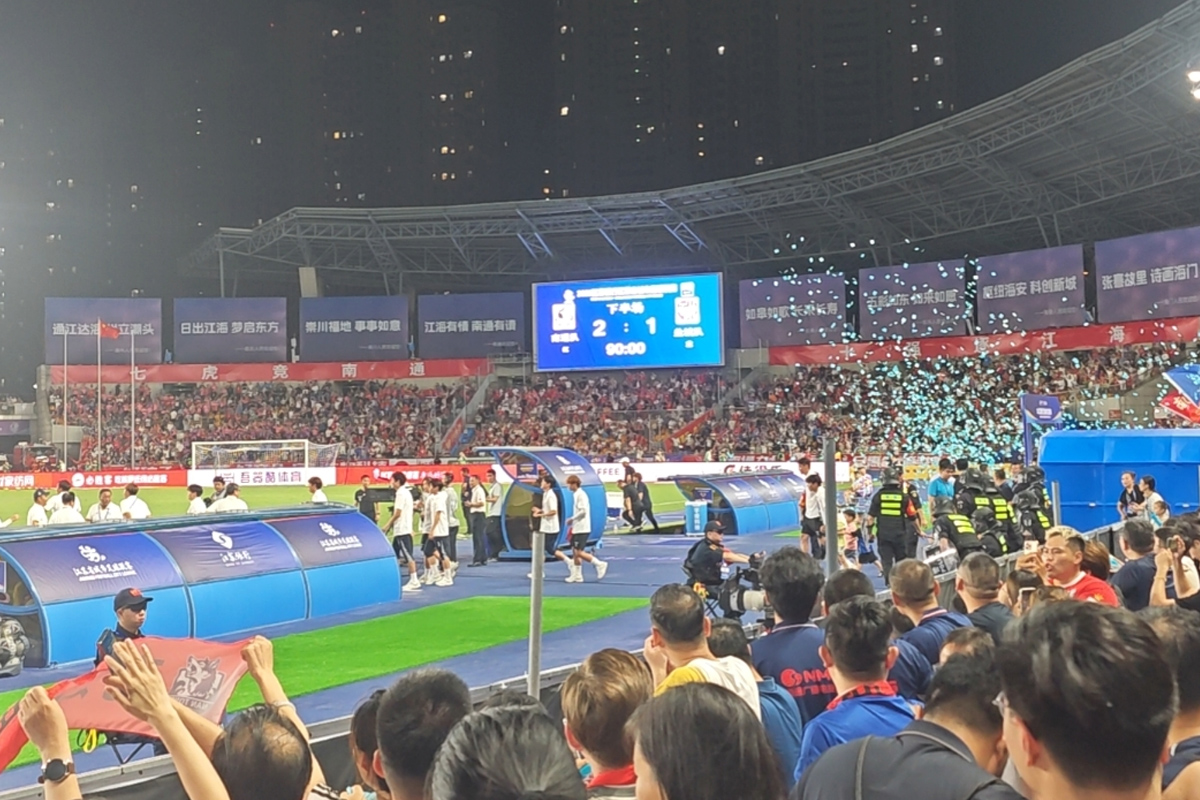 「江蘇聯賽」南通隊六連勝 賽事帶動文旅消費創佳績