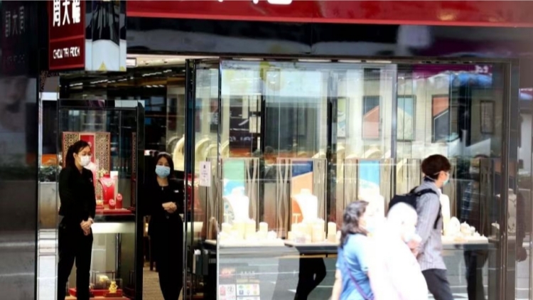 周大福上季港澳同店銷售 扭轉負增長