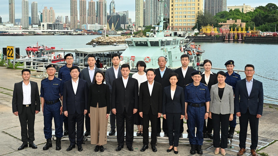 海關關長陳子達晤海南副省長蔡朝暉 討論海上執法及打擊走私等