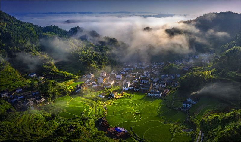 皖休寧縣：和美鄉村入畫來