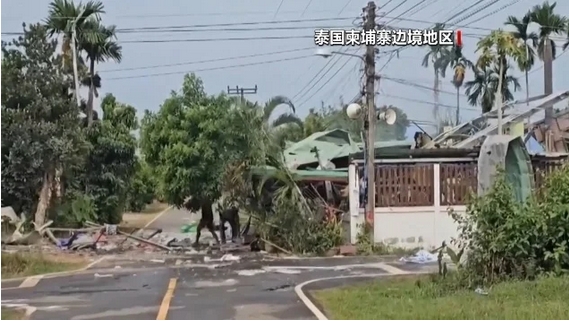 泰柬邊境26日再次發生交火