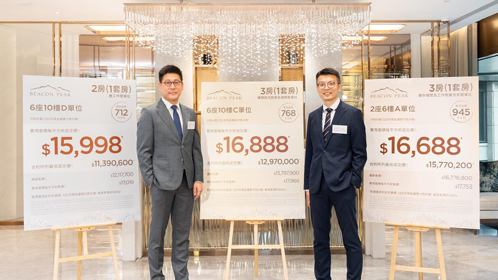 【港樓】世茂沙田Beacon Peak呎價15998元起