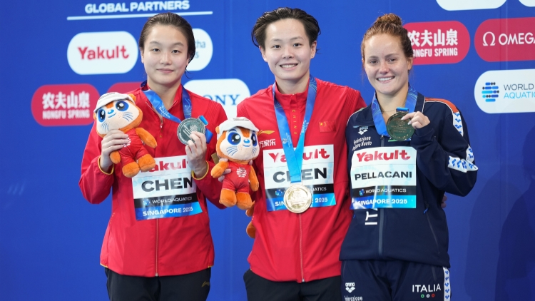 游泳世錦賽：陳藝文、陳佳包攬跳水女子3米板冠亞軍