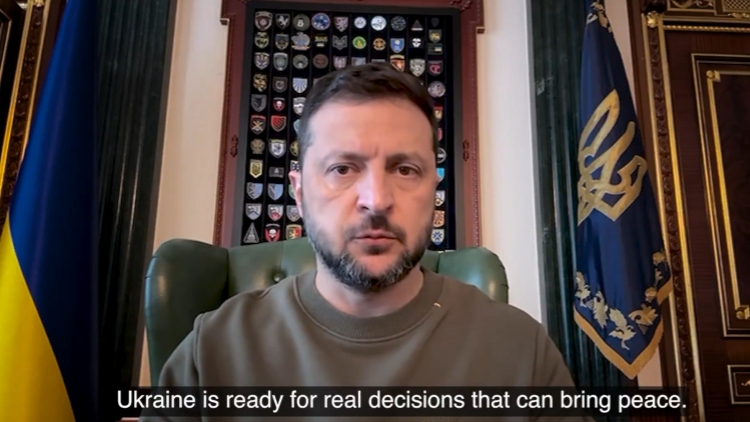 烏克蘭總統澤連斯基：不會在領土問題上向俄讓步