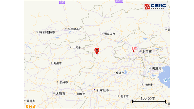 河北張家口發生3.1級地震