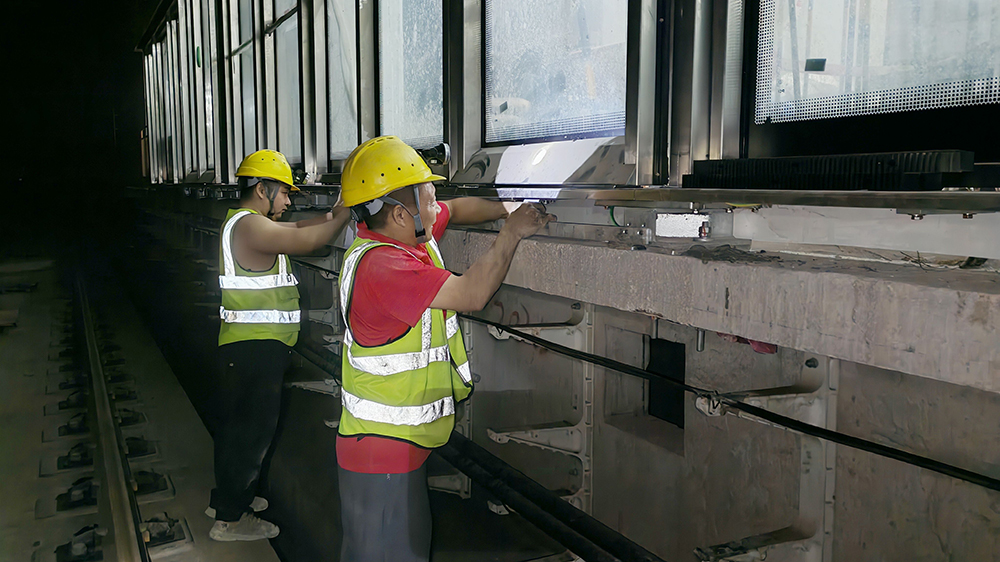 穗地鐵在建地鐵線路更新進度條  二十二號線後通段完成開關門測試