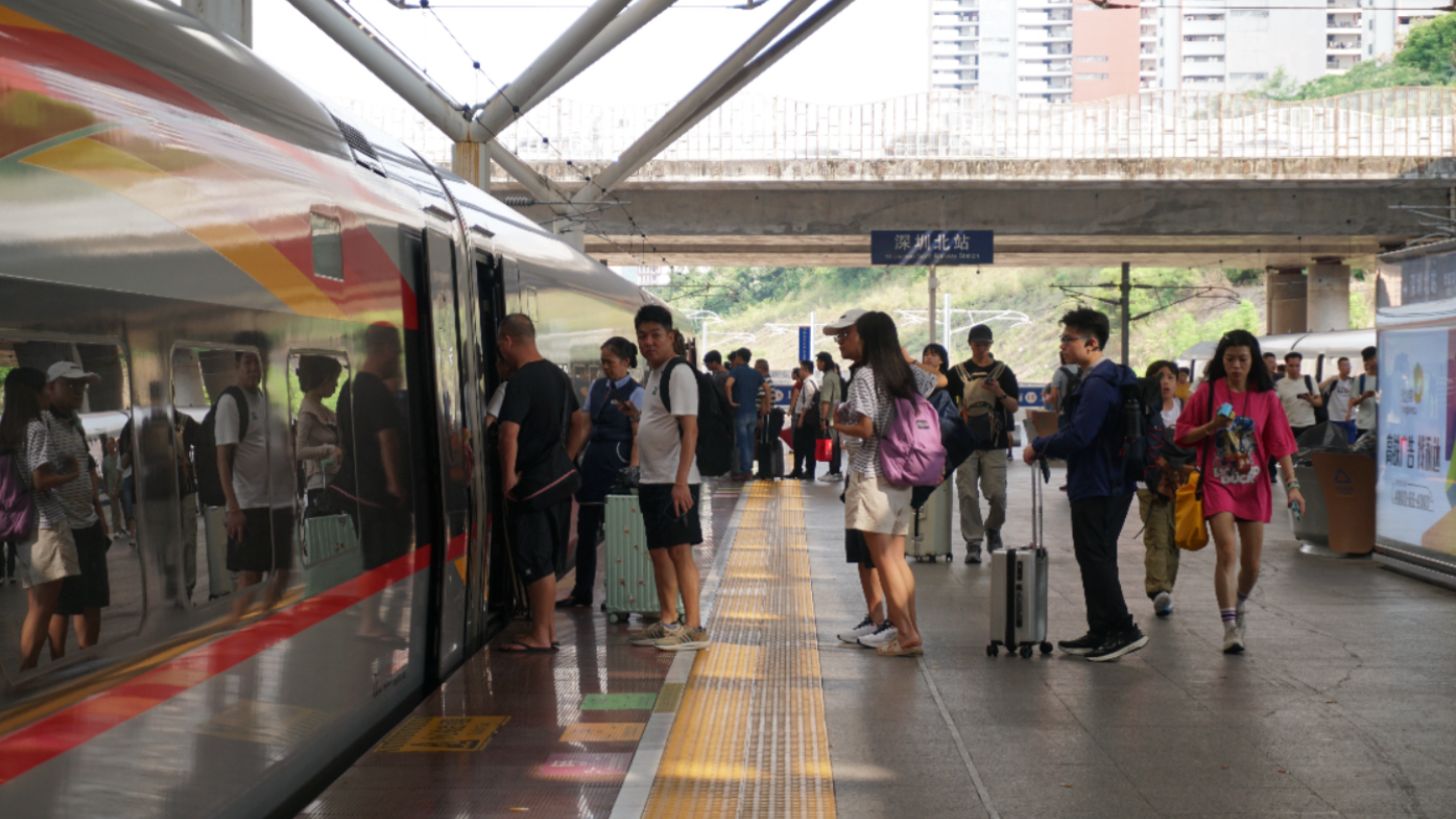 廣深港高鐵跨境客流突破兩千萬人次 粵港澳大灣區「一小時生活圈」加速形成